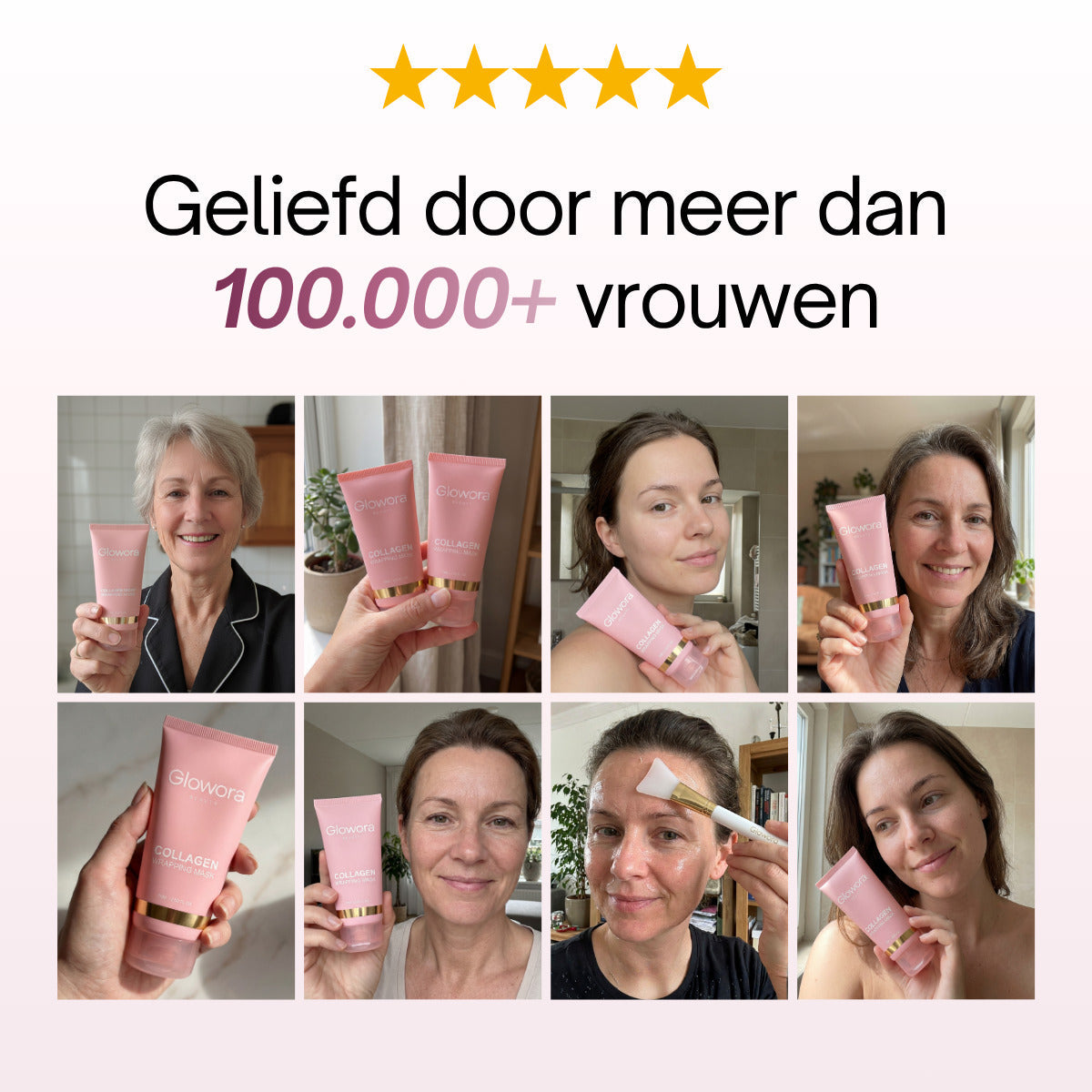 Bio-Collageen Masker + Kwast