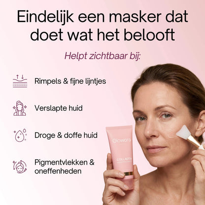 Slappe Hals Bio-Collageen Masker